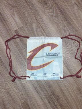 Cleveland Ohio Cavaliers Drawstring Backpack Team Shop Bag Never used. NBA